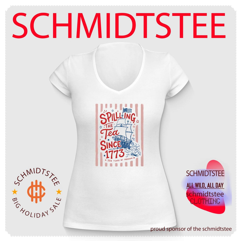 Spilling The Tea Since 1773 Funny Boston Tea Party Patriotic 4th of July shirt