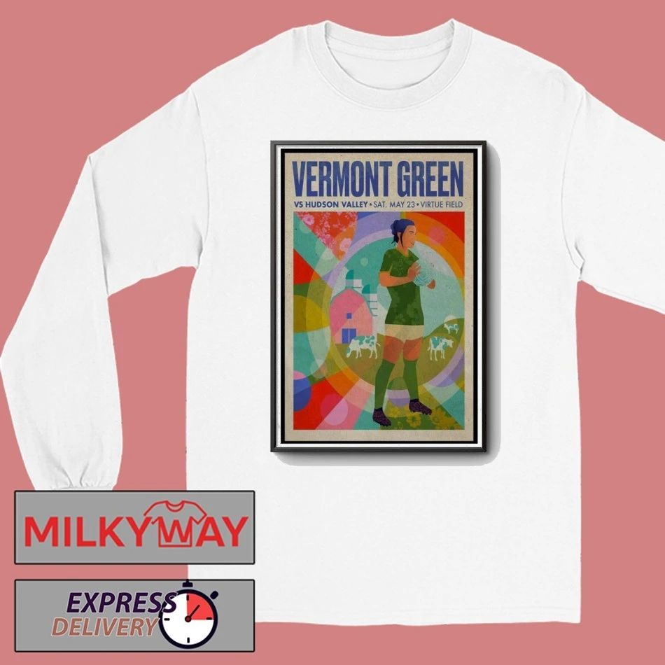LIMITED May 23 2026 Vermont Green FC vs Hudson Valley Poster Virtue Field TOUR shirt