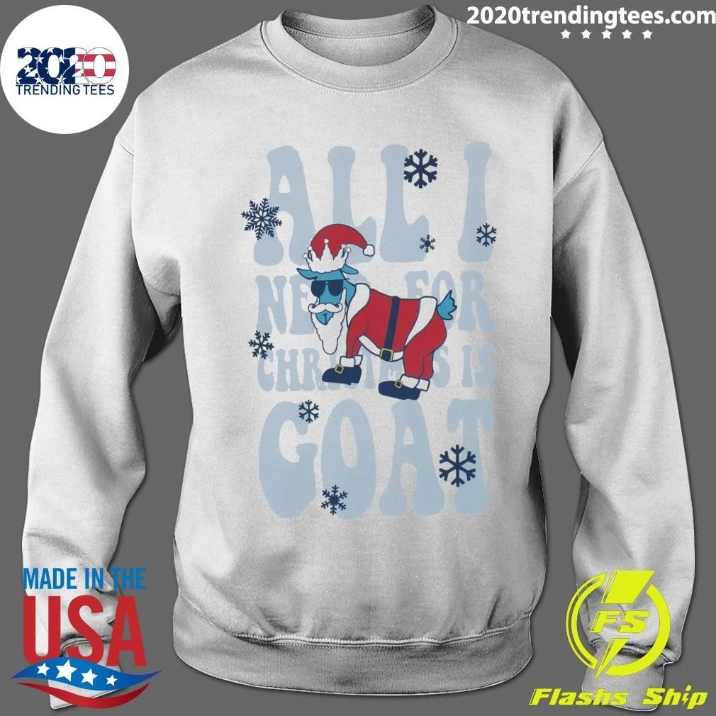 Toddler All I Need for Christmas is Goat Shirt