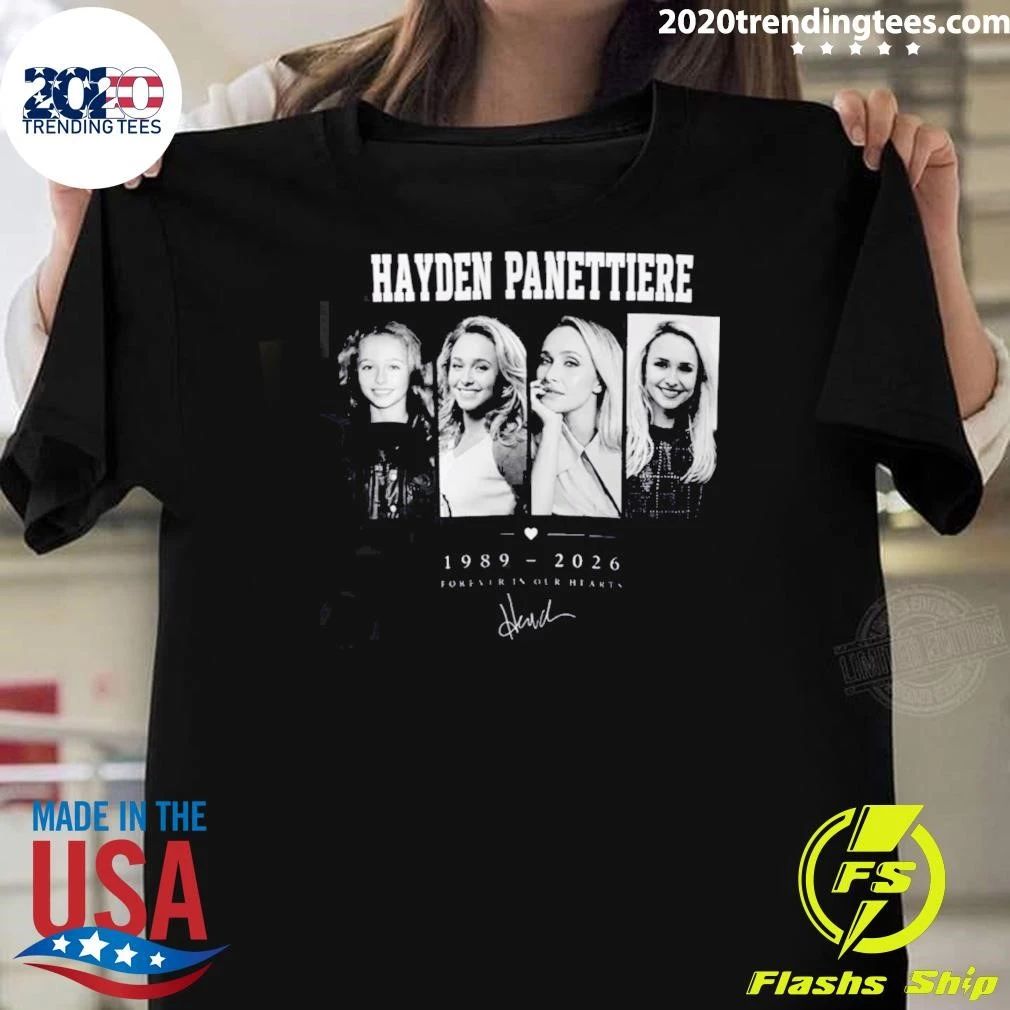 Hayden Panettiere 1989-2026 Forever In Our Hearts Shirt