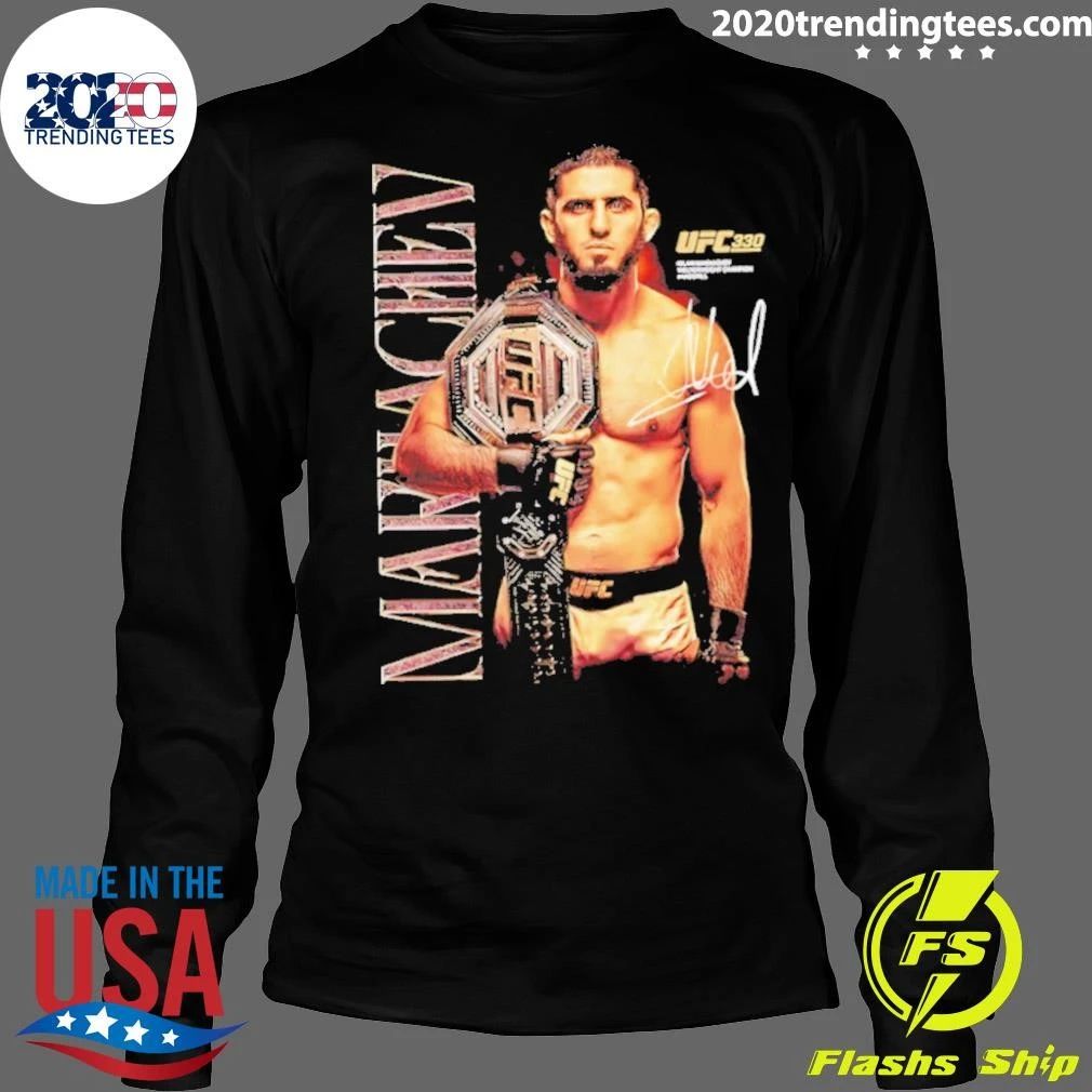 Islam Makhachev Ufc 330 Welterweight Champion Signature Shirt
