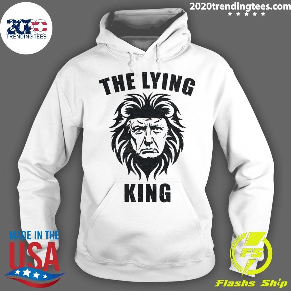 Donald Trump The Lying King Distressed Political Satire Shirt