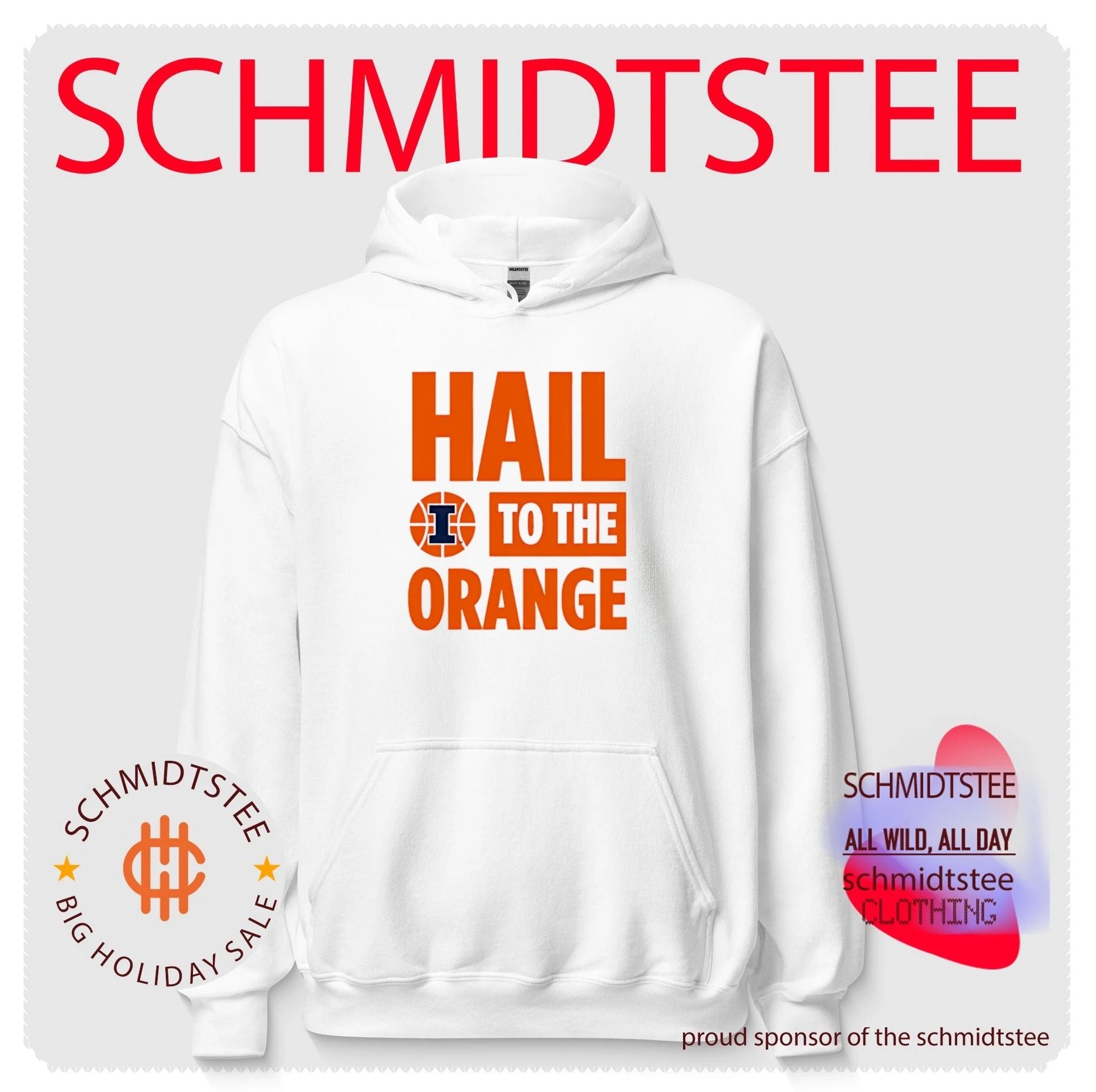 Hail to the orange Illinois Fighting Illini logo shirt