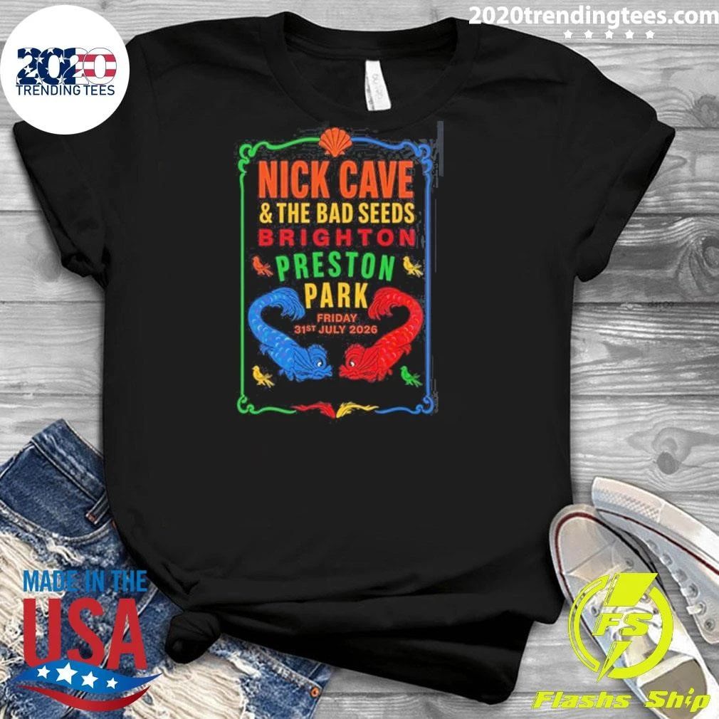 Nick Cave and The Bad Seeds Brighton Preston Park Friday 31st July 2026 Shirt