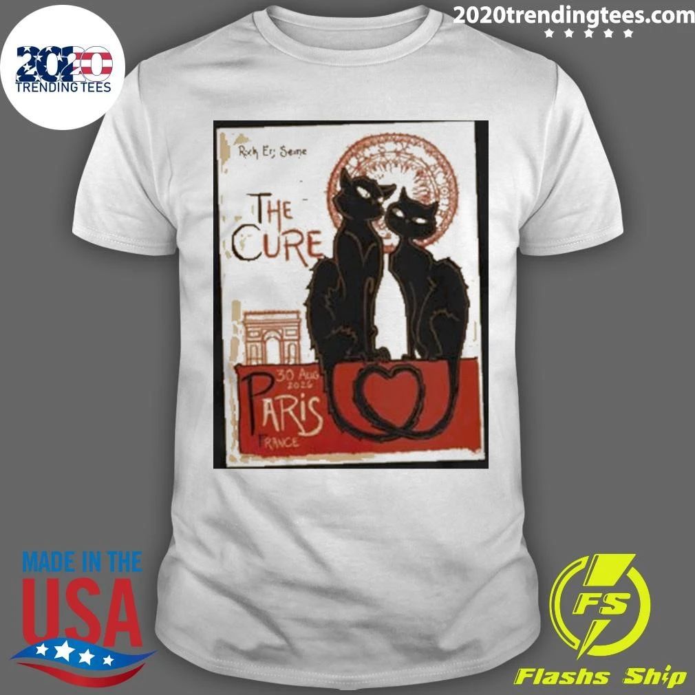 The Cure Merch Paris 2026 Event Shirt
