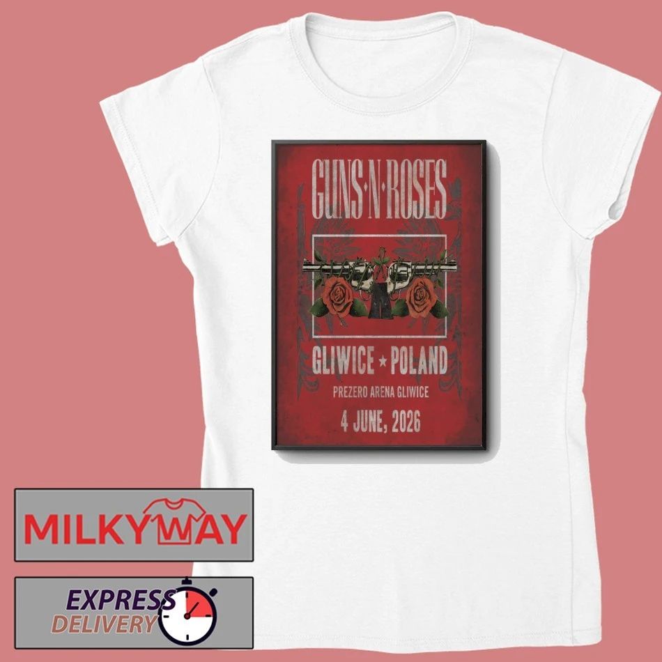 Guns N’ Roses PreZero Arena Gliwice Gliwice, Poland June 4, 2026 Poster shirt
