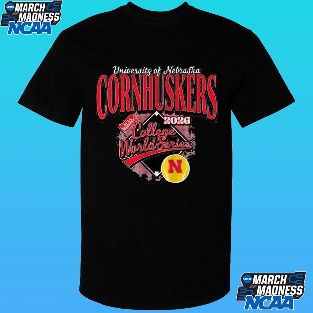 Nebraska Softball 2026 Women’s College World Series Off Shirt