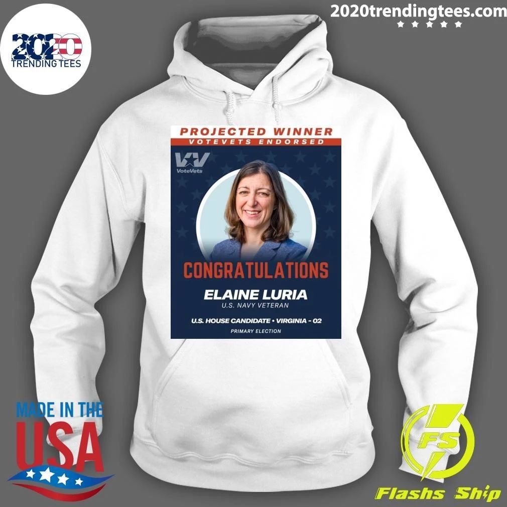 Congratulations Elaine Luria U.S. Navy Veteran U.S. House Candidate Virginia 02 Shirt