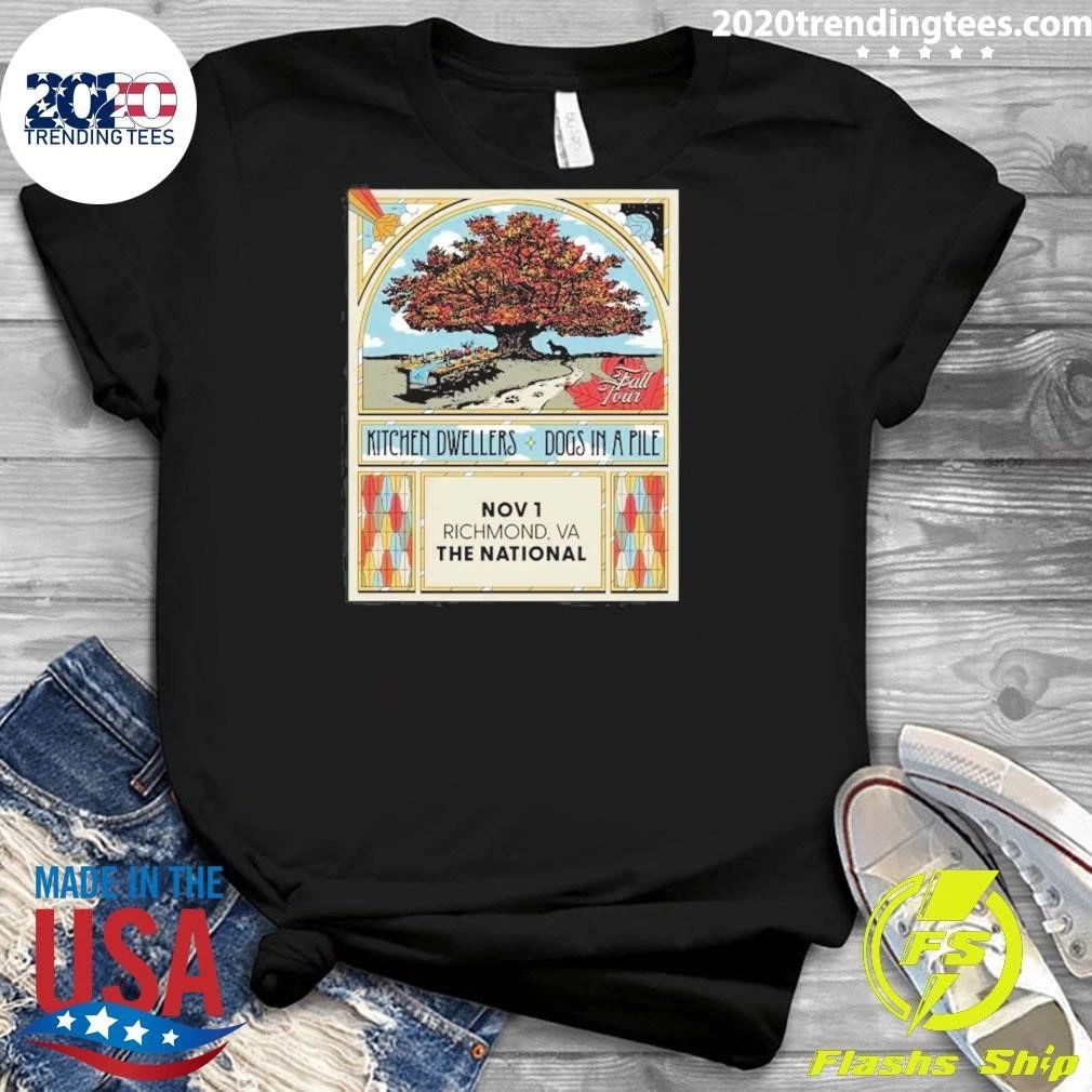 Kitchen Dwellers And Dogs In A Pile Fall Tour 2026 Tour Shirt