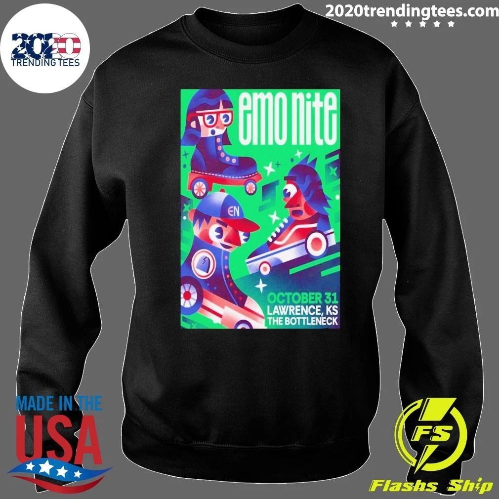 Emo Nite Halloween Show In Lawrence KS On October 31 2026 Poster Shirt