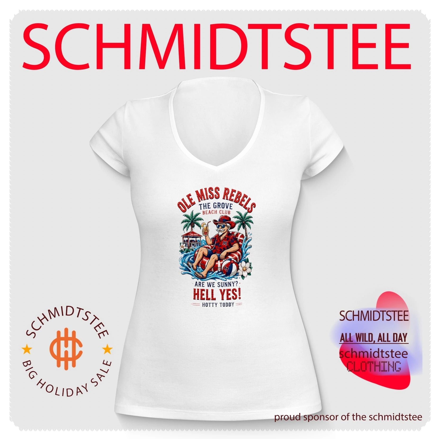 Ole Miss Rebels The Grove Beach Club are we sunny hell yes hotty toddy shirt