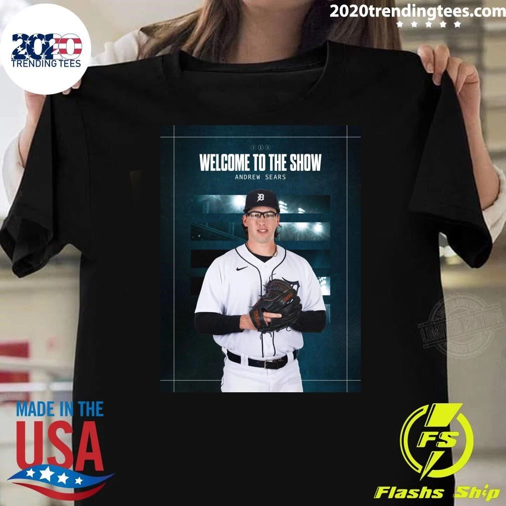 Welcome to Major League Baseball Andrew Sears of Detroit Tigers Shirt