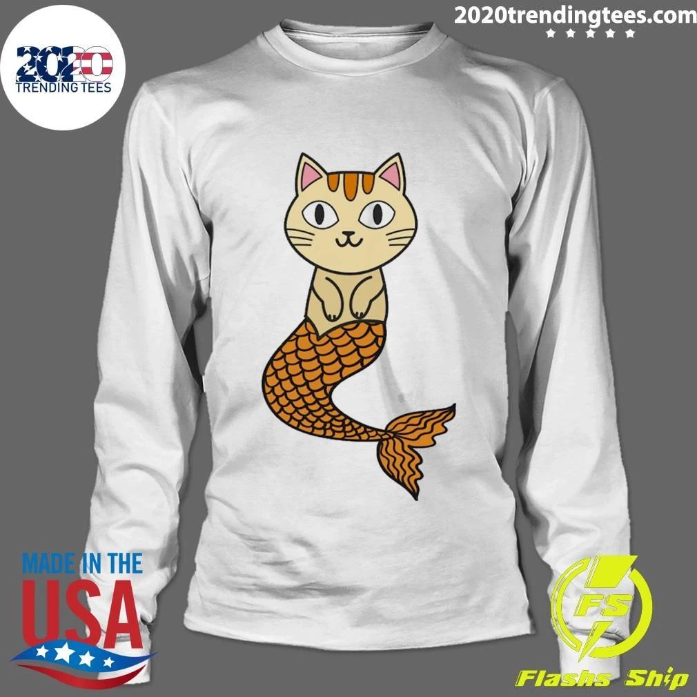 Cute Cat Mermaid Shirt