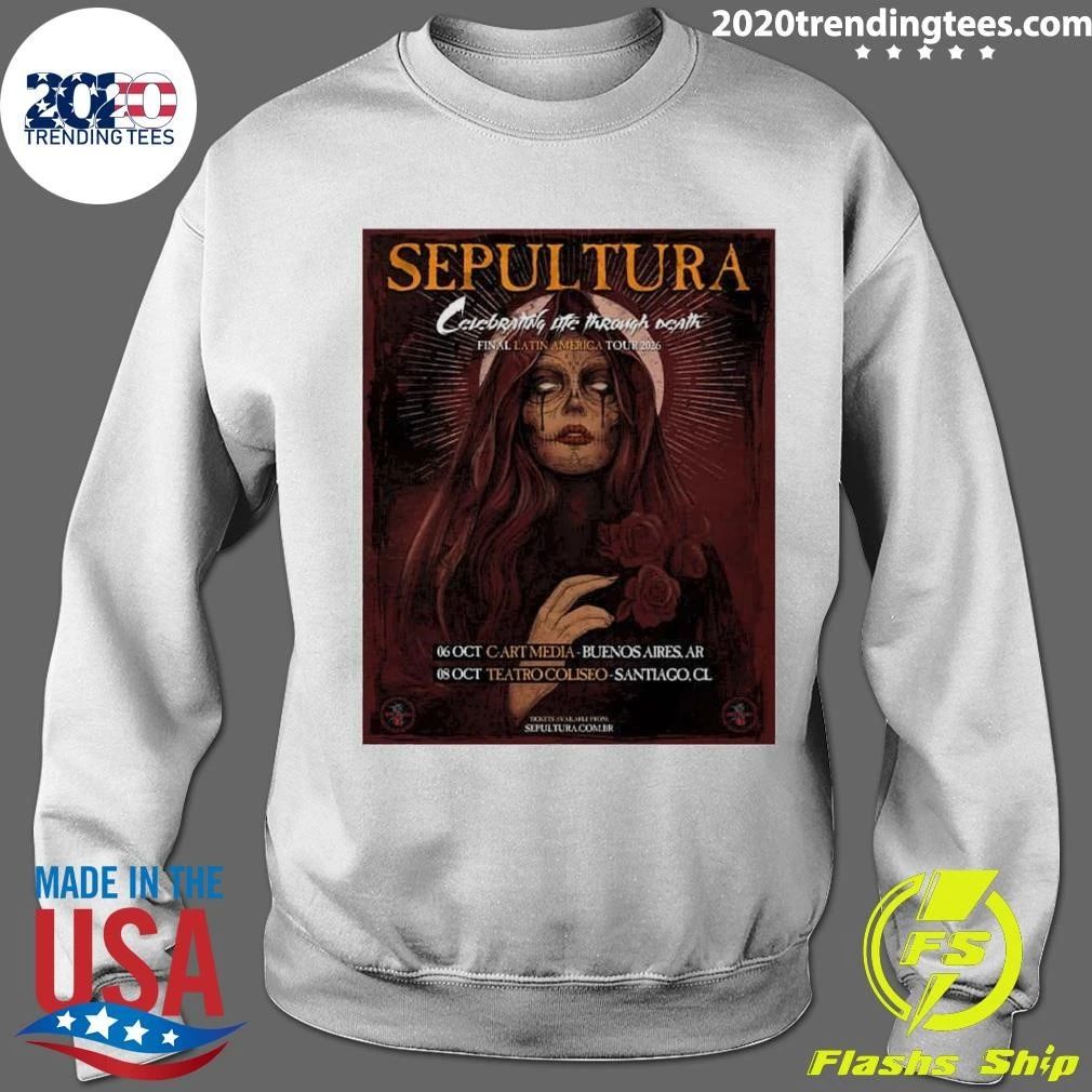Sepultura Final Latin America 2026 Tour Shirt