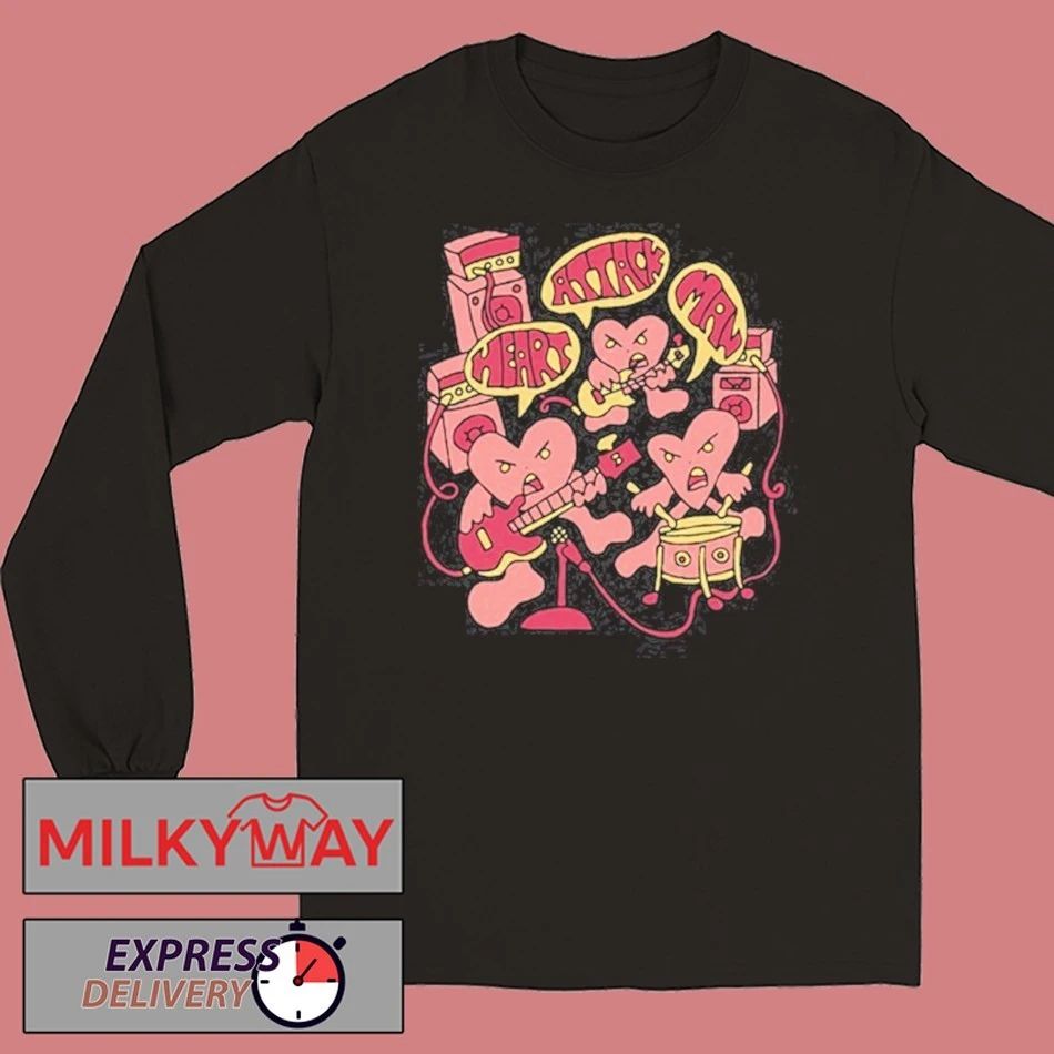New Heart Attack Man Band of Hearts Shirt