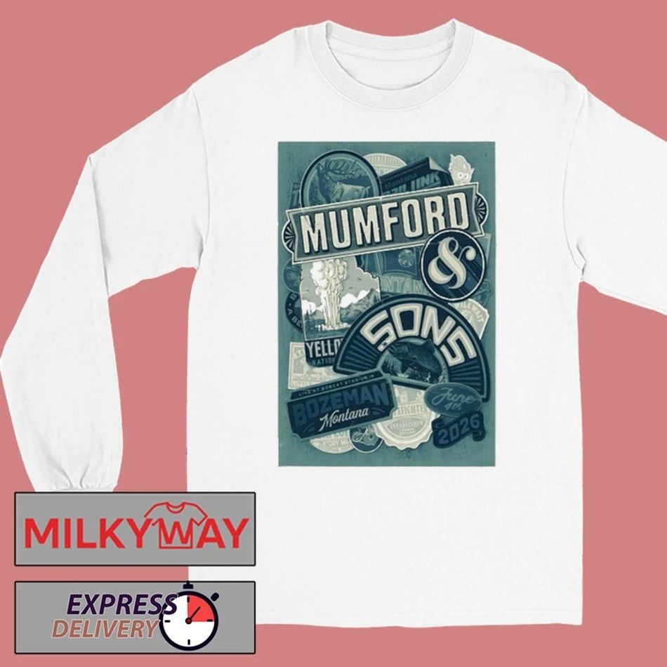 Mumford And Sons In Bozeman MT On June 4 2026 Tour shirt