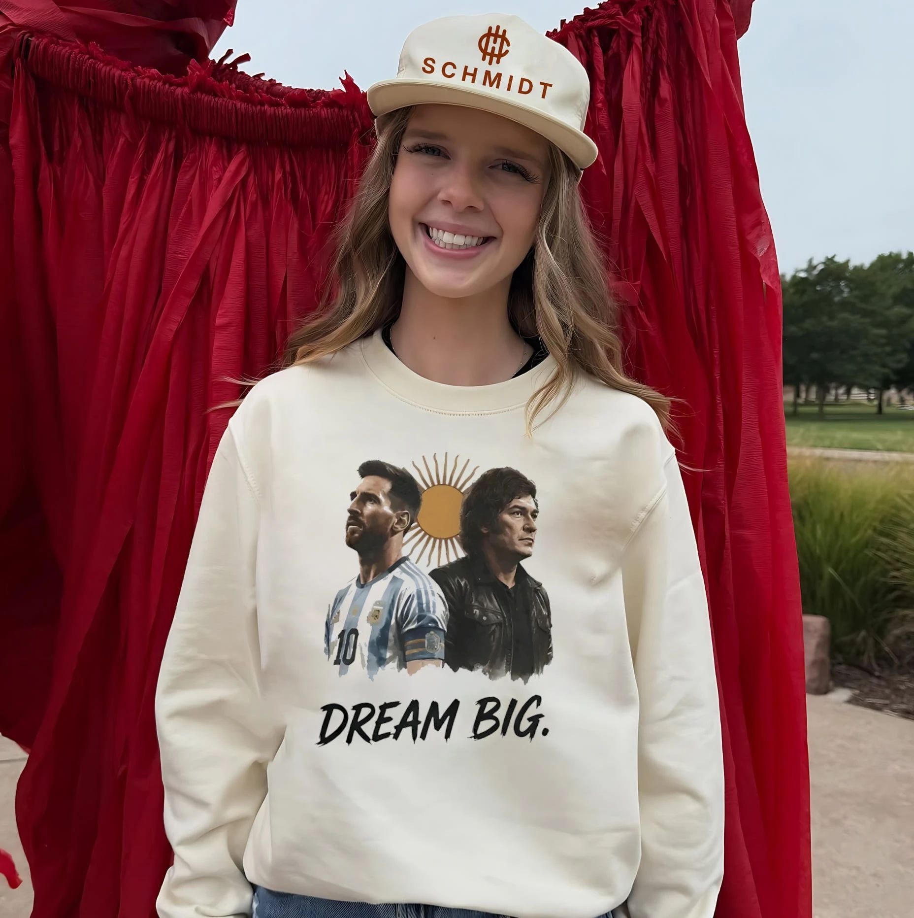 Lionel Messi x Javier Milei Dream Big Shirt