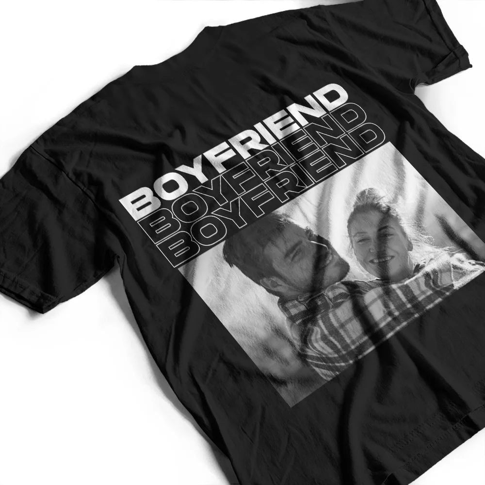 Custom Photo B&W Couple Only You - Personalized T Shirt