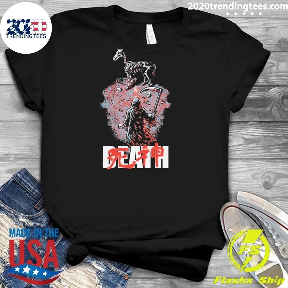 Grim Reaper Akira movie poster Death Rider Anime Shirt