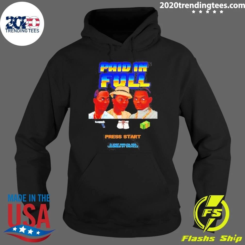 Paid In Full Press Start 1987 Harlem Usa Shirt