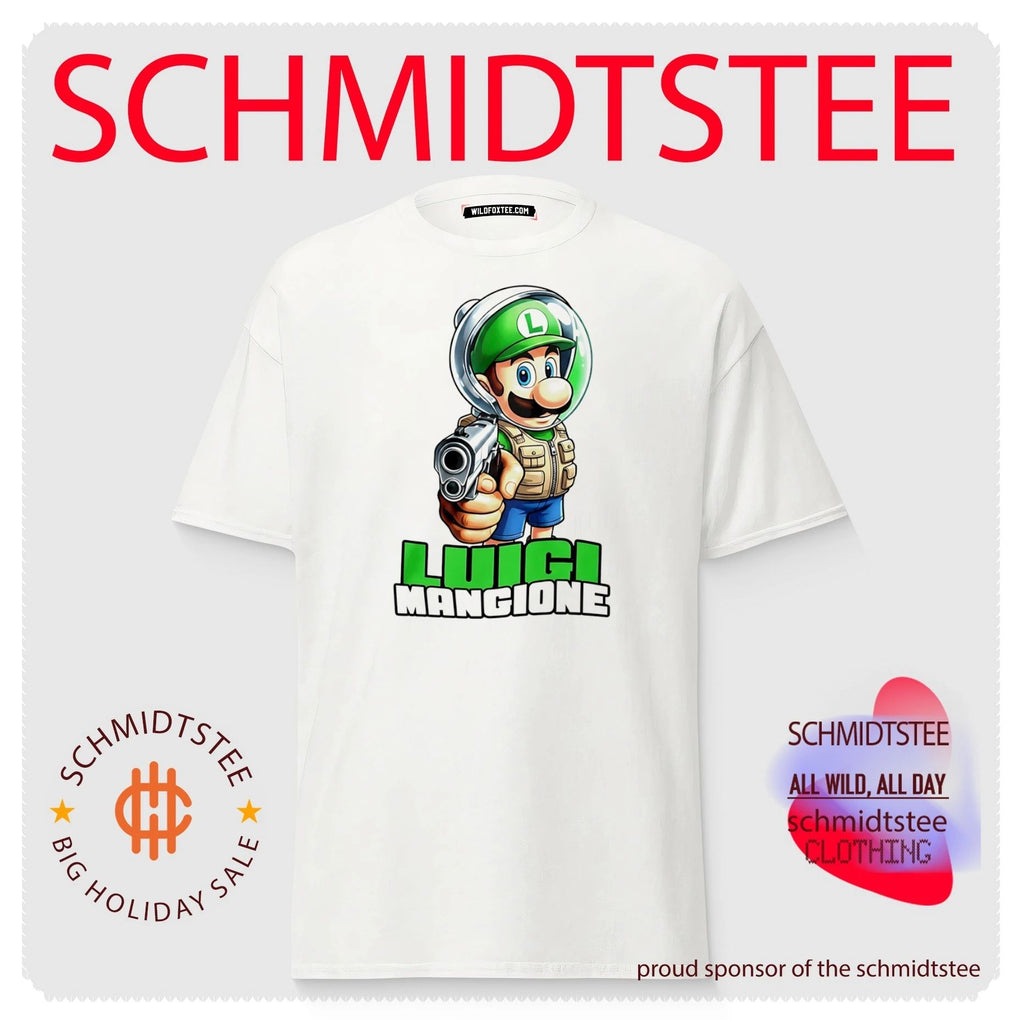 Luigi Super Mario Luigi Mangione Shirt