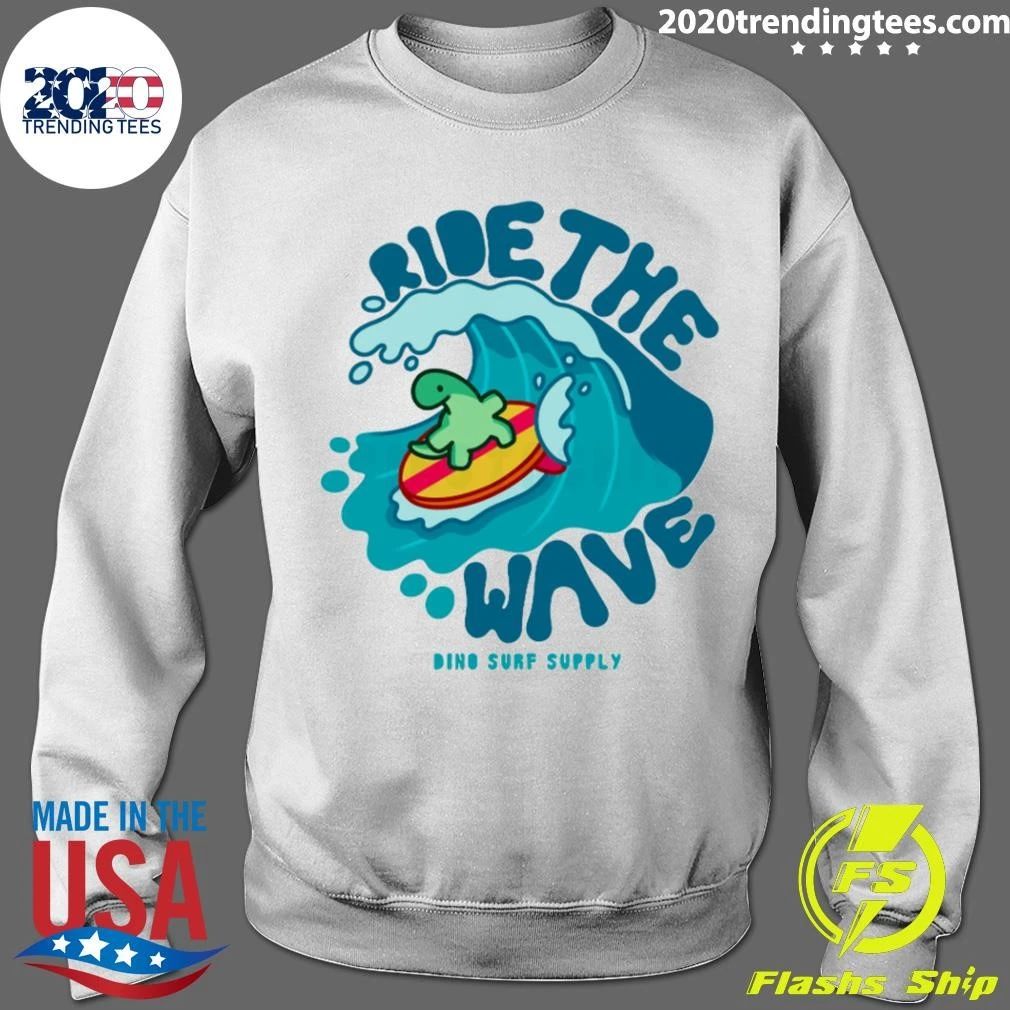 Turtle Ride The Wave Ding Surf Supply Shirt