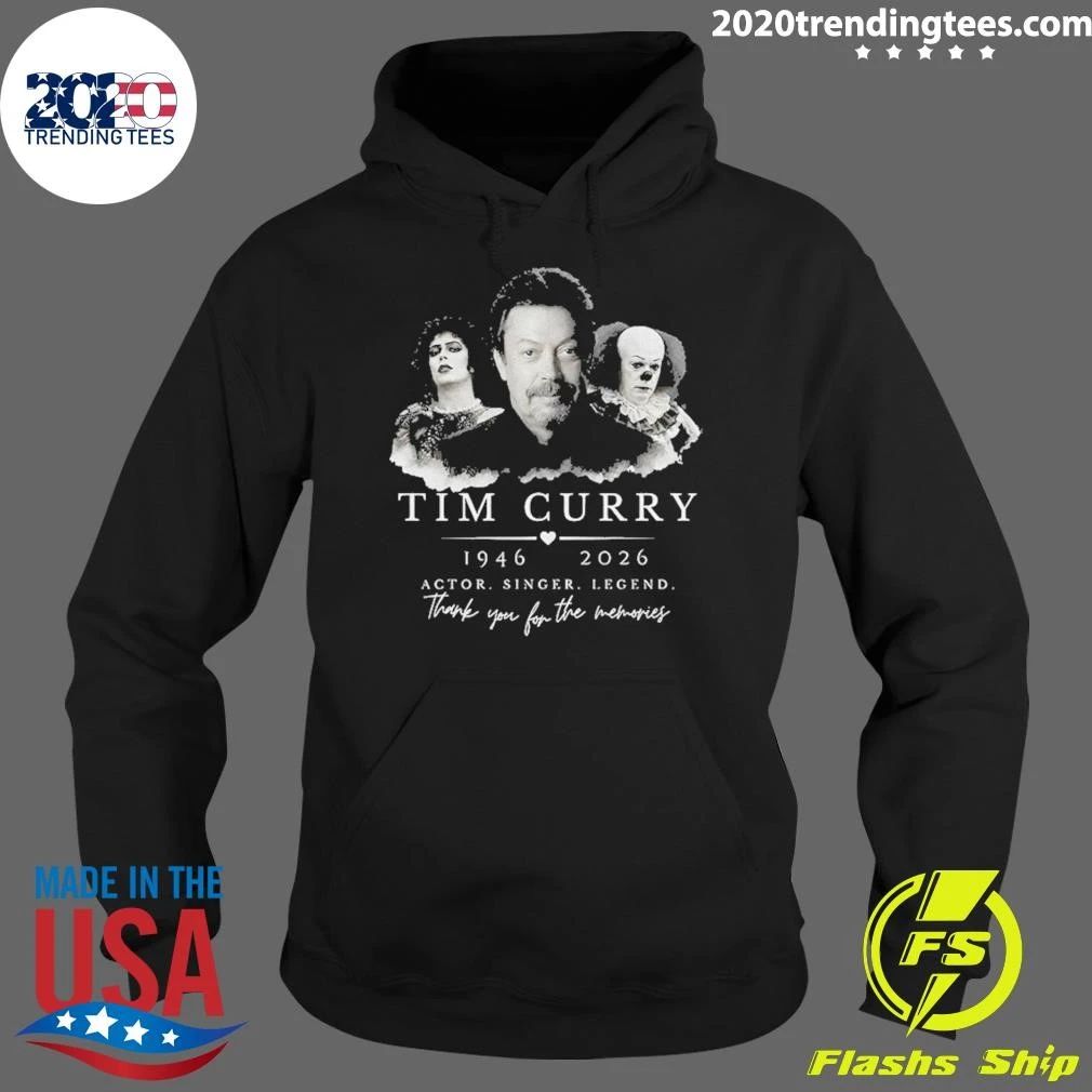 Tim Curry Frank-N-Furter Pennywise Memorial 1946 To 2026 Actor Singer Legend Shirt