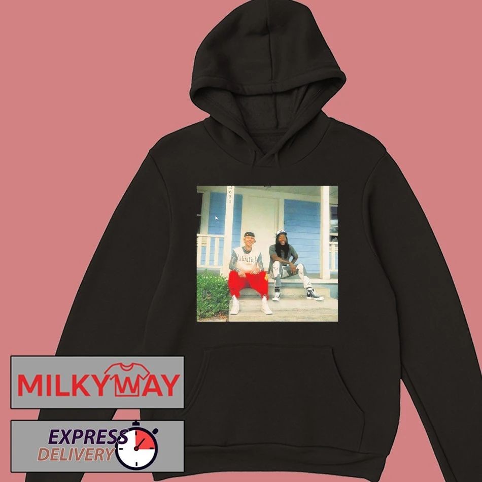 Machine Gun Kelly MGK x Wiz Khalifa Blog Era Boyz Mixtape Cover T-Shirt