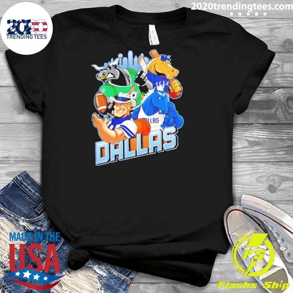 Dallas Sports Teams Mascot Mashup 2026 Season Shirt