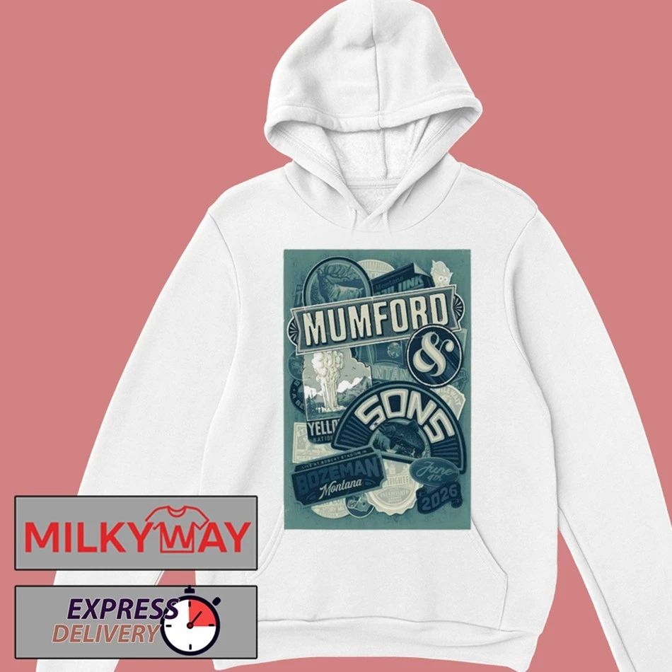 Mumford And Sons Bobcat Stadium in Bozeman MT June 4 2026 shirt