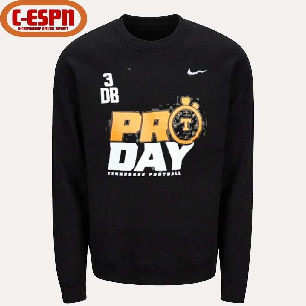 Jermod McCoy Pro Day Tennessee Football Shirt