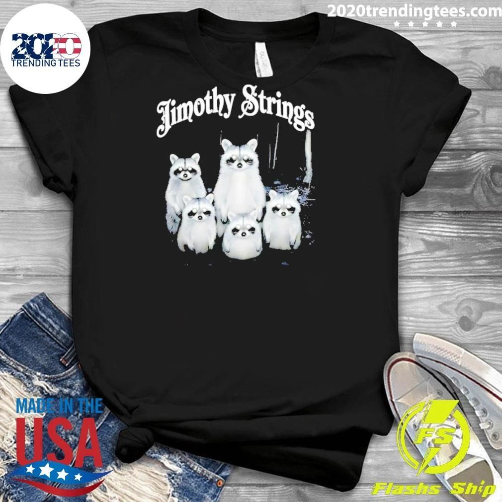 Funny Jimothy Strings Raccoon Shirt