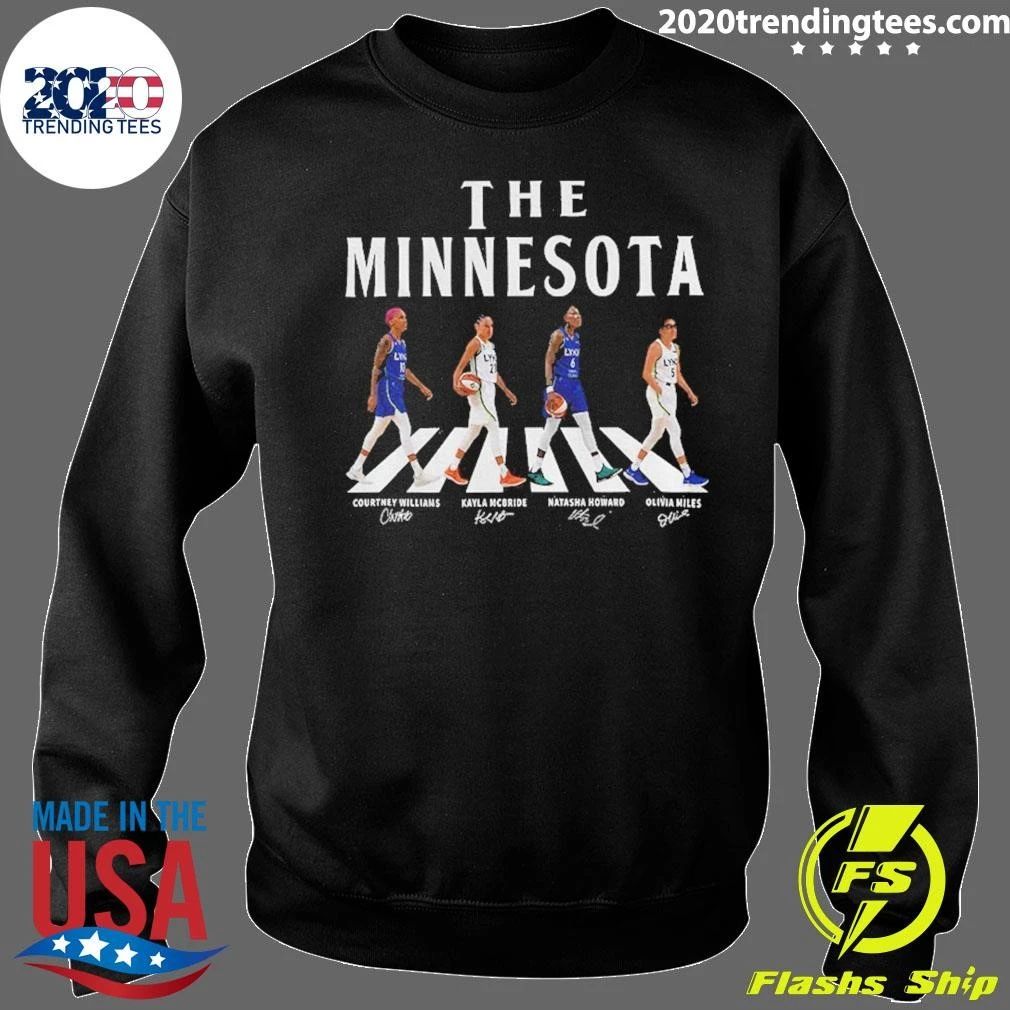 Napheesa Collier Courtney Williams Kayla Mcbride Olivia Miles The Minnesota Abbey Road Signatures Shirt