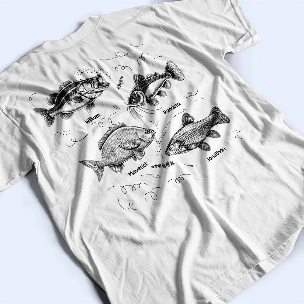 Reel Cool Grandpa Dad - Personalized T Shirt