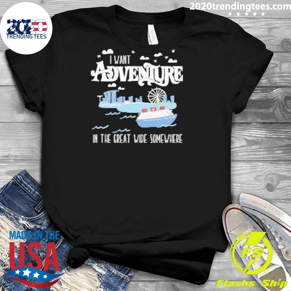 I Want Adventure In The Great Wide Somewhere Beauty and the Beast 1991 Shirt