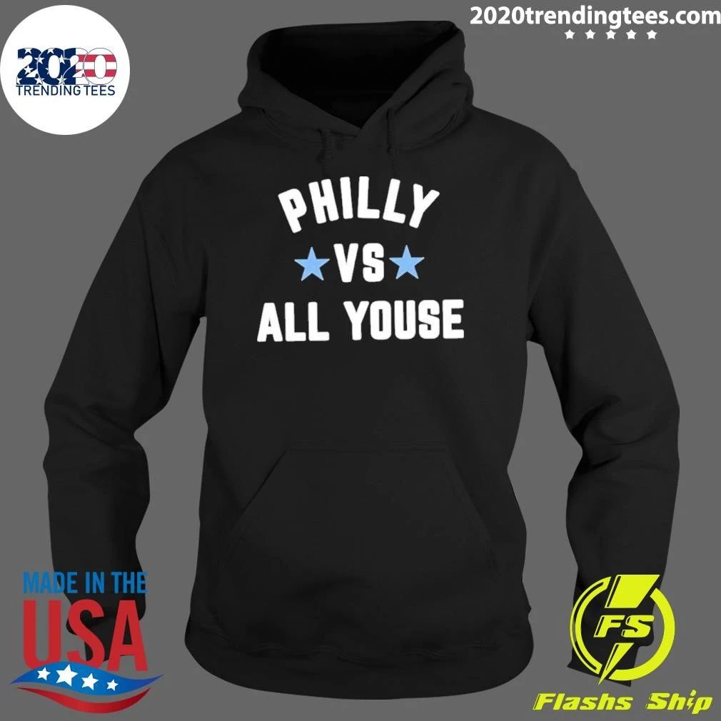 Philly vs All Youse with Two Light Blue Stars Shirt