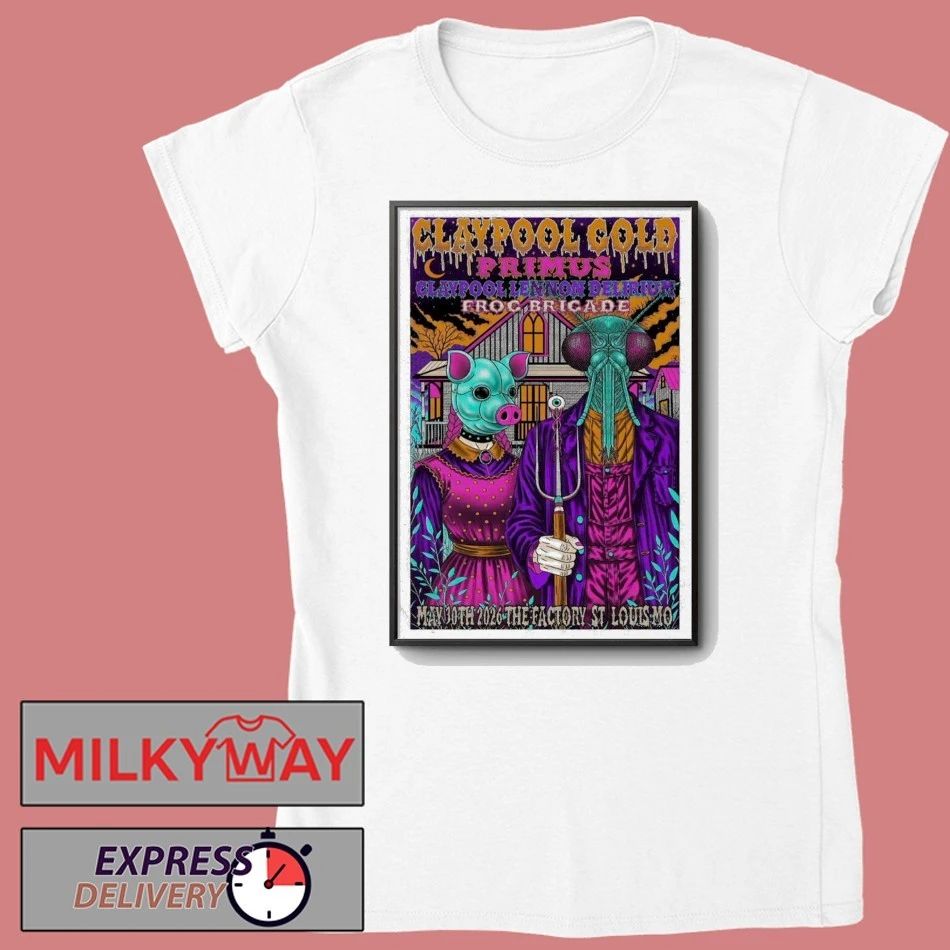 TOUR MAY 30 2026 Primus Poster Chesterfield LIMITED shirt