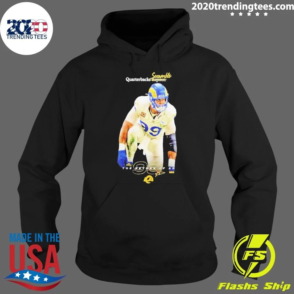 Aaron Donald La Rams Quarterbacks Scramble The Return Of Ad Shirt