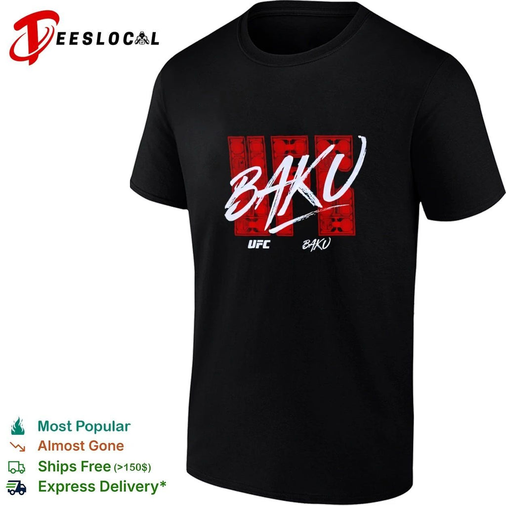 UFC Baku MMA Mixed Martial Arts T-shirt