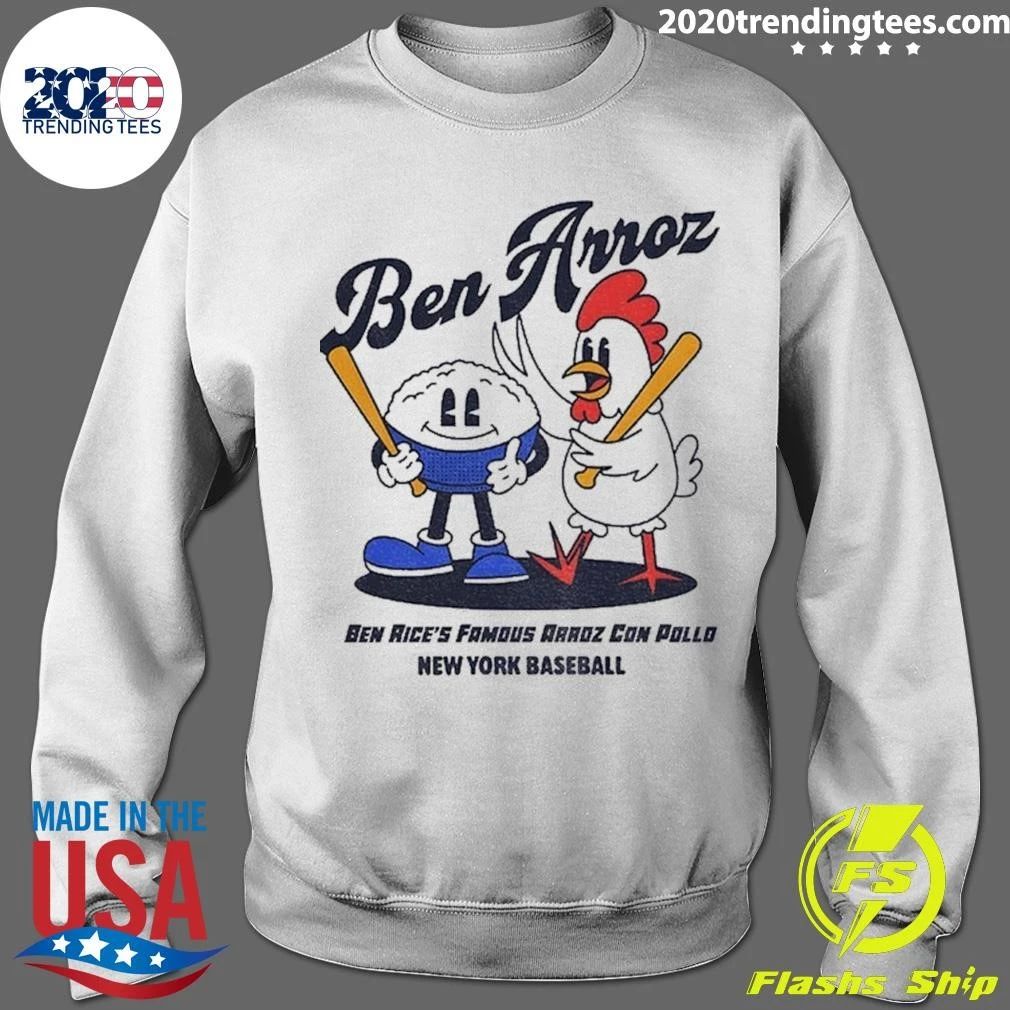 Ben Rice New York Baseball Ben Arroz Famous Arroz Con Pollo Shirt