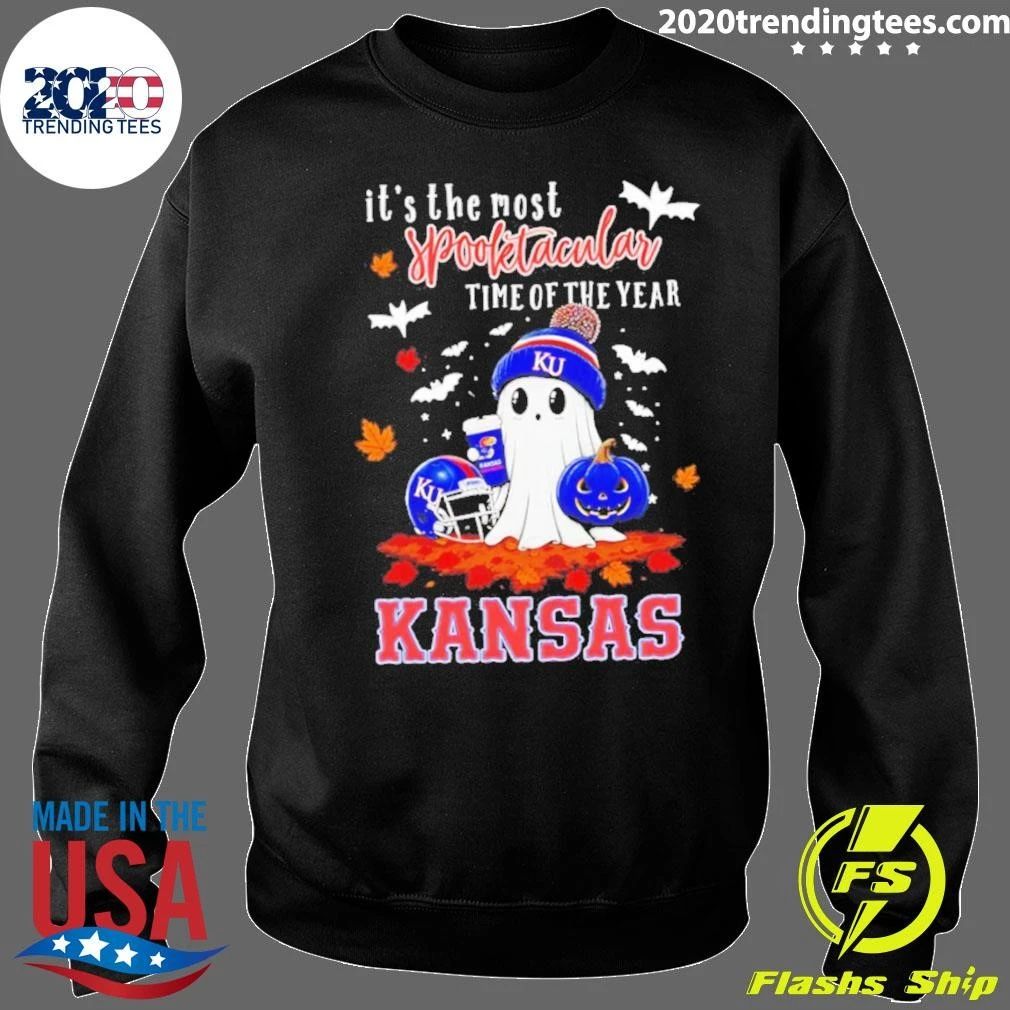Ghost Halloween 2026 Kansas Jayhawks It’s The Most Spooktacular Time Of The Year Shirt