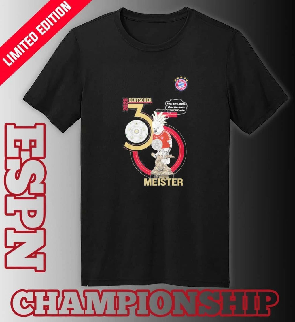 2026 Deutscher Meister Cockatoo Bayern Munich Shirt