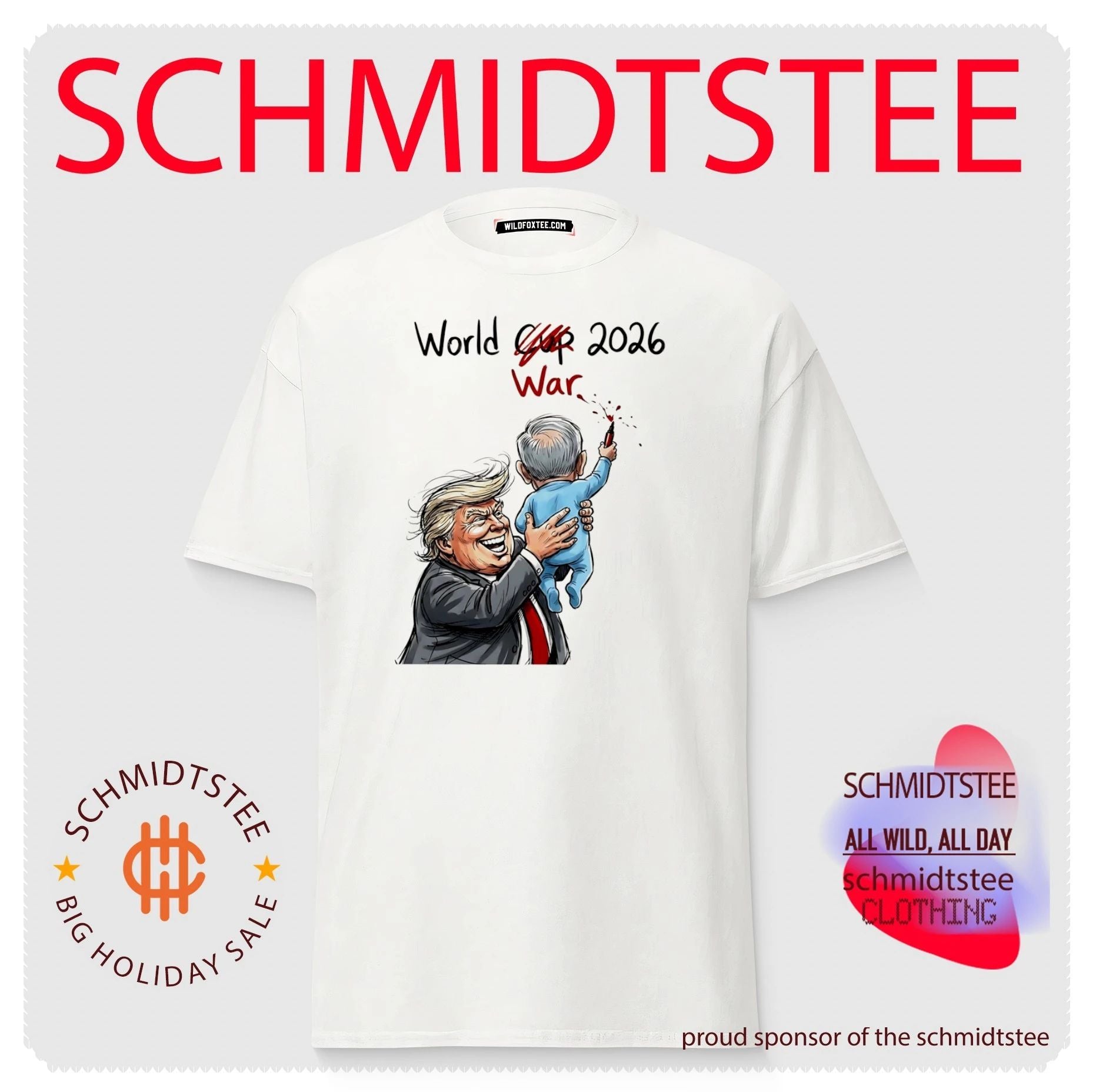 Trump World War 2026 not World Cup shirt