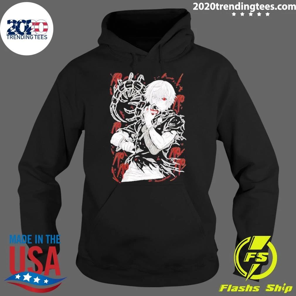 Kaneki Ken Tokyo Ghoul Kagune Red Anime Streetwear Shirt