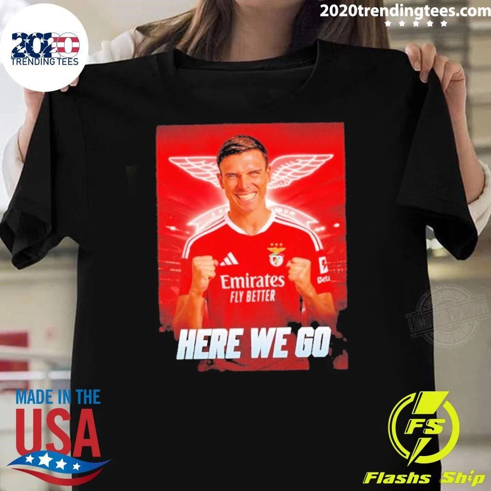 João Palhinha to Benfica Here We Go Shirt