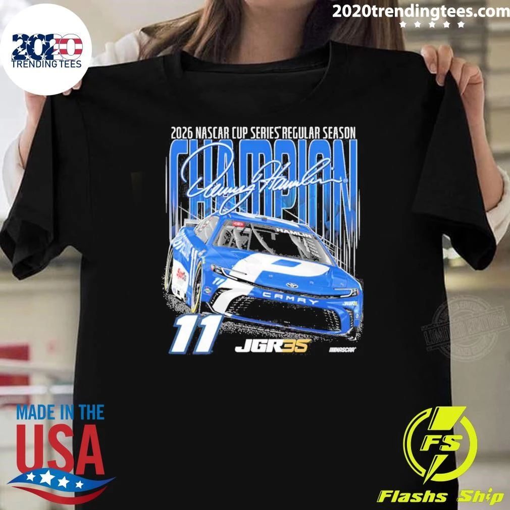 Denny Hamlin 2026 Nascar Cup Series Regular Season Champion Shirt