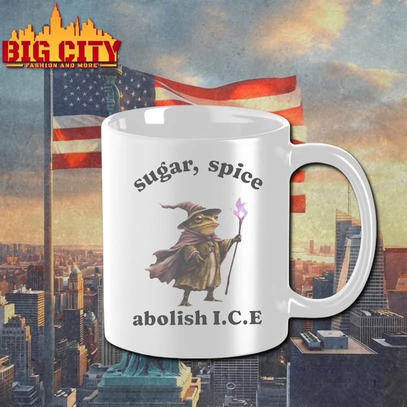 Wizard Frog Sugar & Spice Abolish ICE 2026 t-shirt