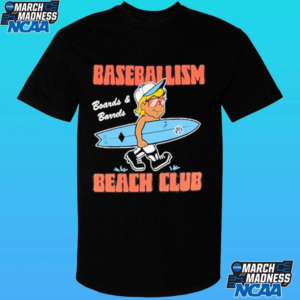 Baseballism Boards & Barrels Beach Club Shirt