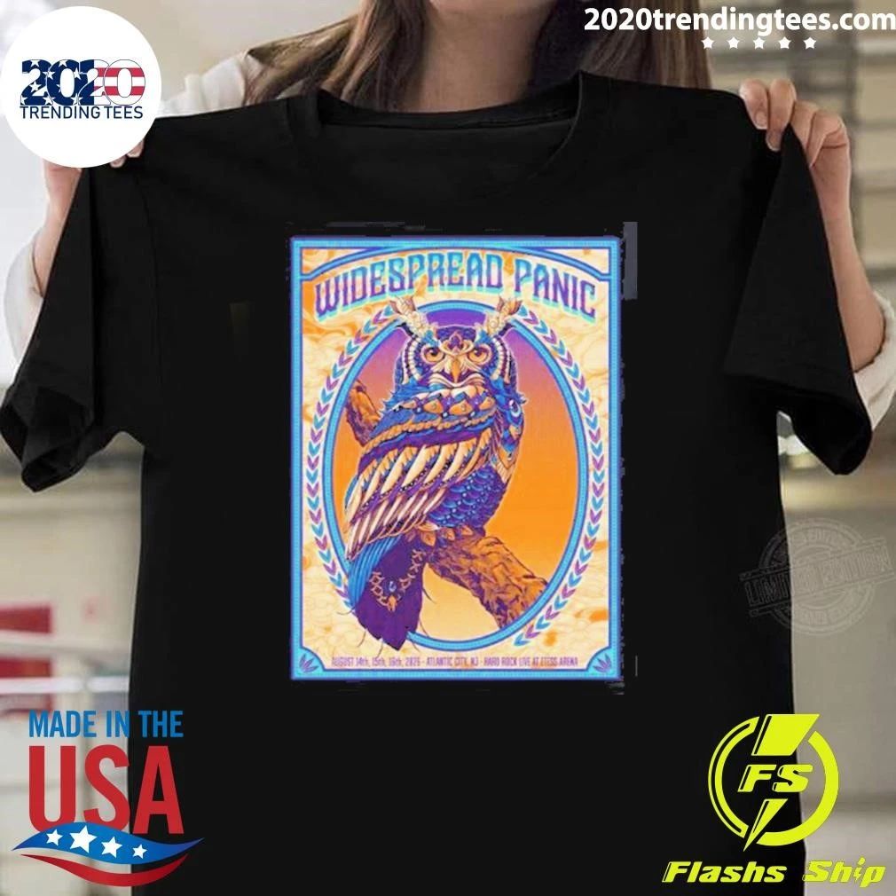 Widespread Panic Atlantic City NJ At Hard Rock Live At Etess Arena On August 14 15 16 2026 The Owl Shirt