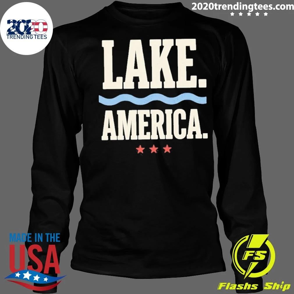 Lake America Summer Vacation Patriotic Shirt